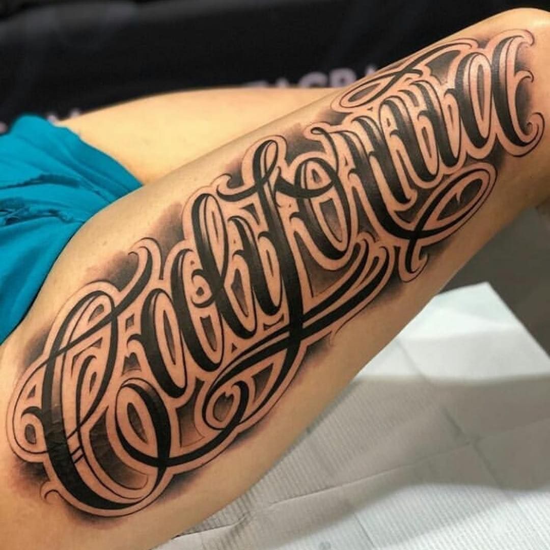 32 Script Tattoo Ideas: Fine Line Cursive, Chicano Gothic Lettering & Best Placement Guide