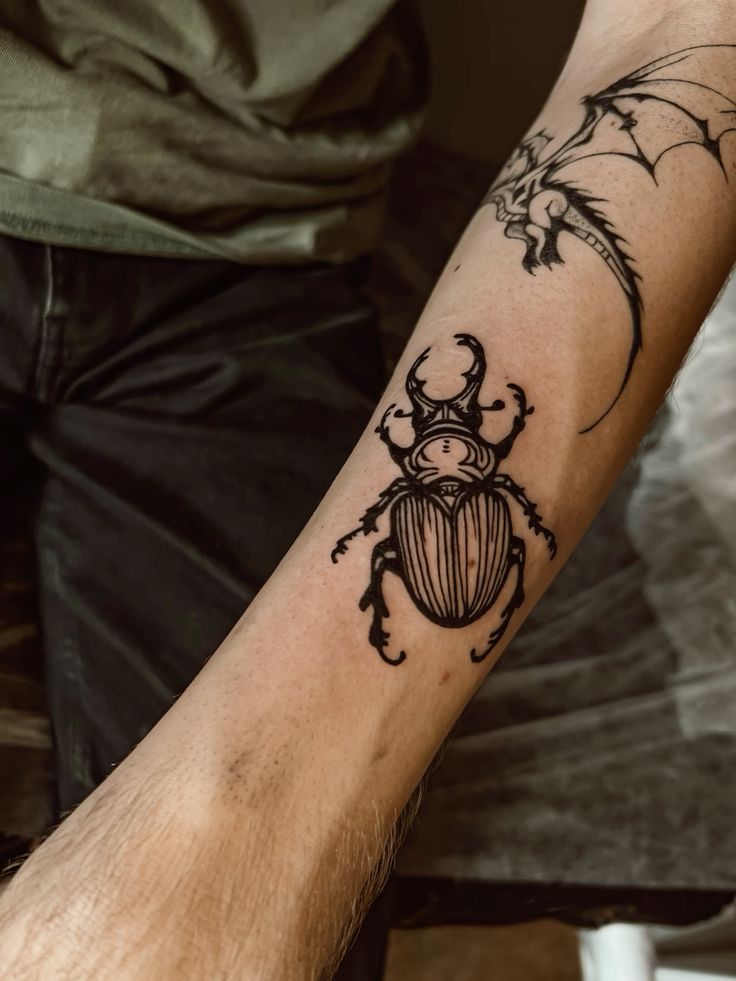 32 Beetle Tattoo Ideas: Symbolism, Style, and the Power of the Insect Motif