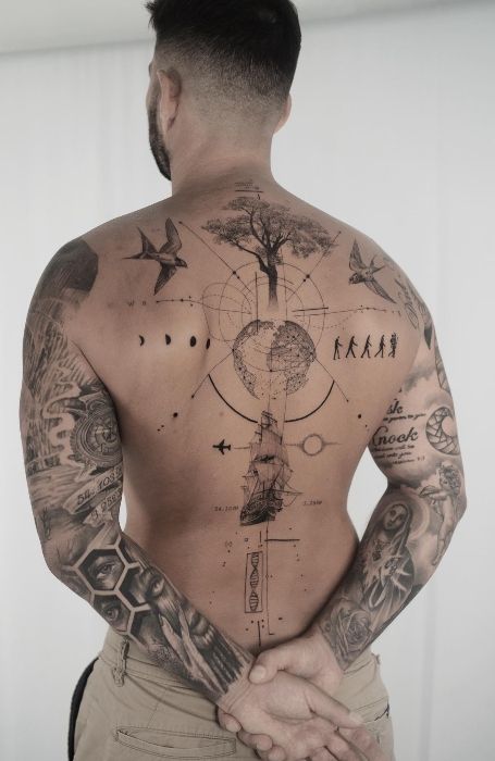 30 Back Tattoo for Men: Power, Symbolism, and Modern Design Language