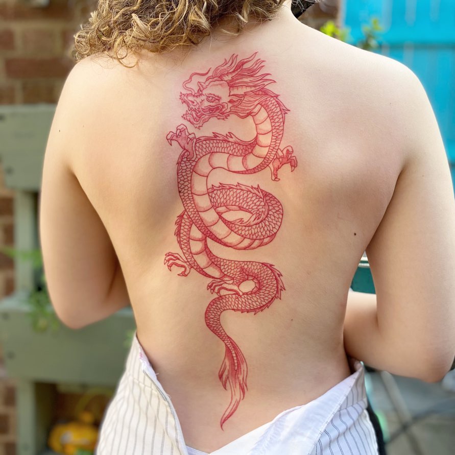 31 Dragon Back Tattoo Ideas: Powerful, Timeless, and Visually Striking