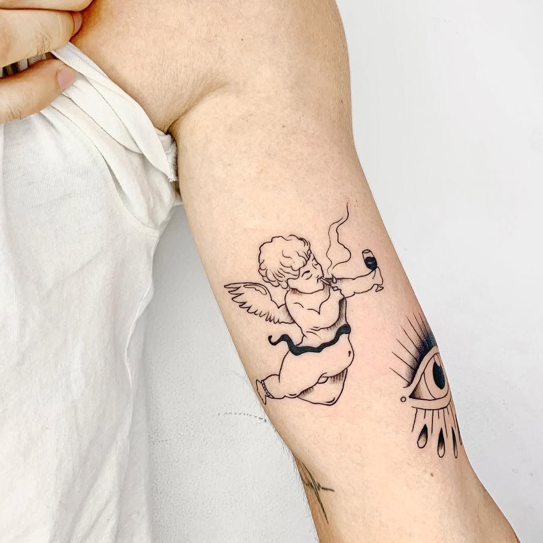28 Cupid Tattoo Ideas: Timeless Romance, Modern Ink