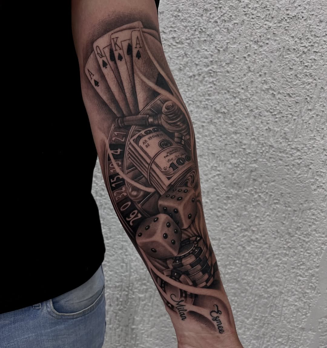 30 Gambling Tattoo Ideas: Bold Ink for Those Who Live on the Edge