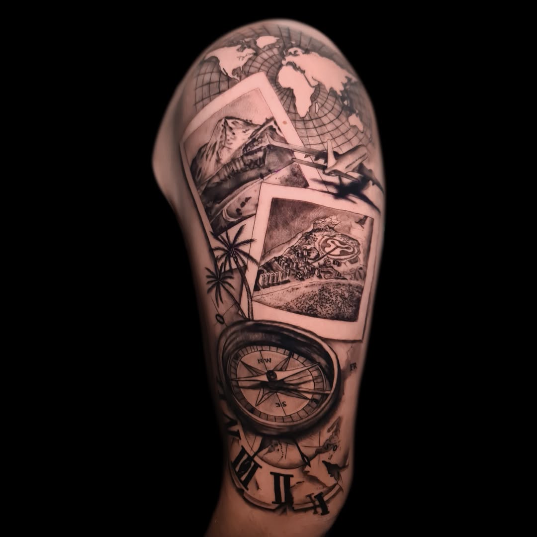 30 Travel Tattoo Ideas: Unique Designs for Women and Men Who Live for Adventure