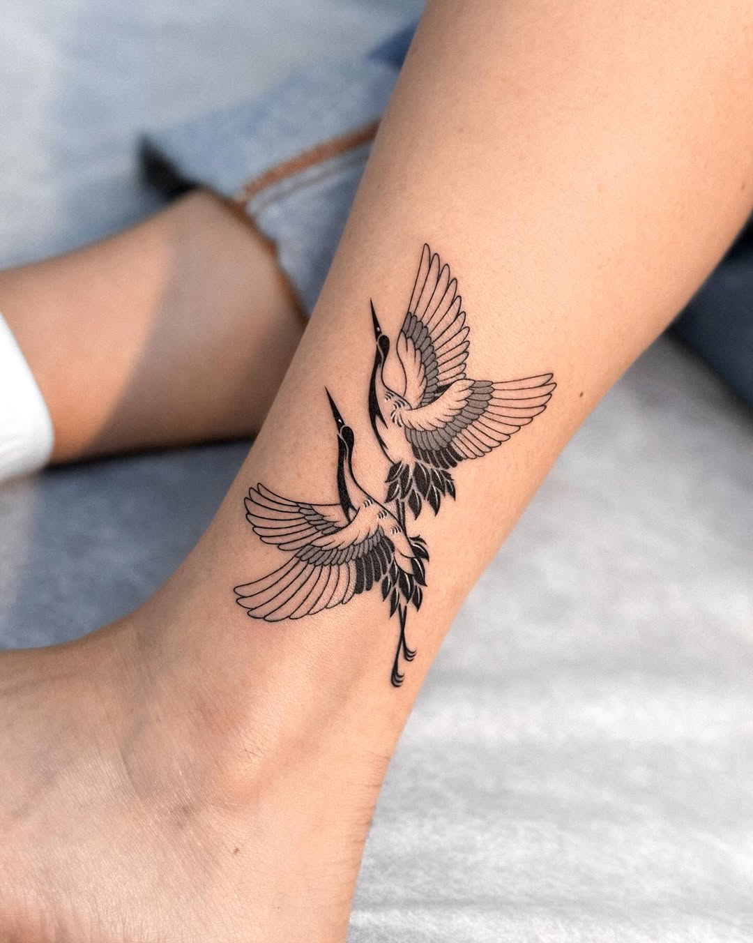 29 Crane Tattoo Ideas: Symbolism, Style, and Modern Interpretations
