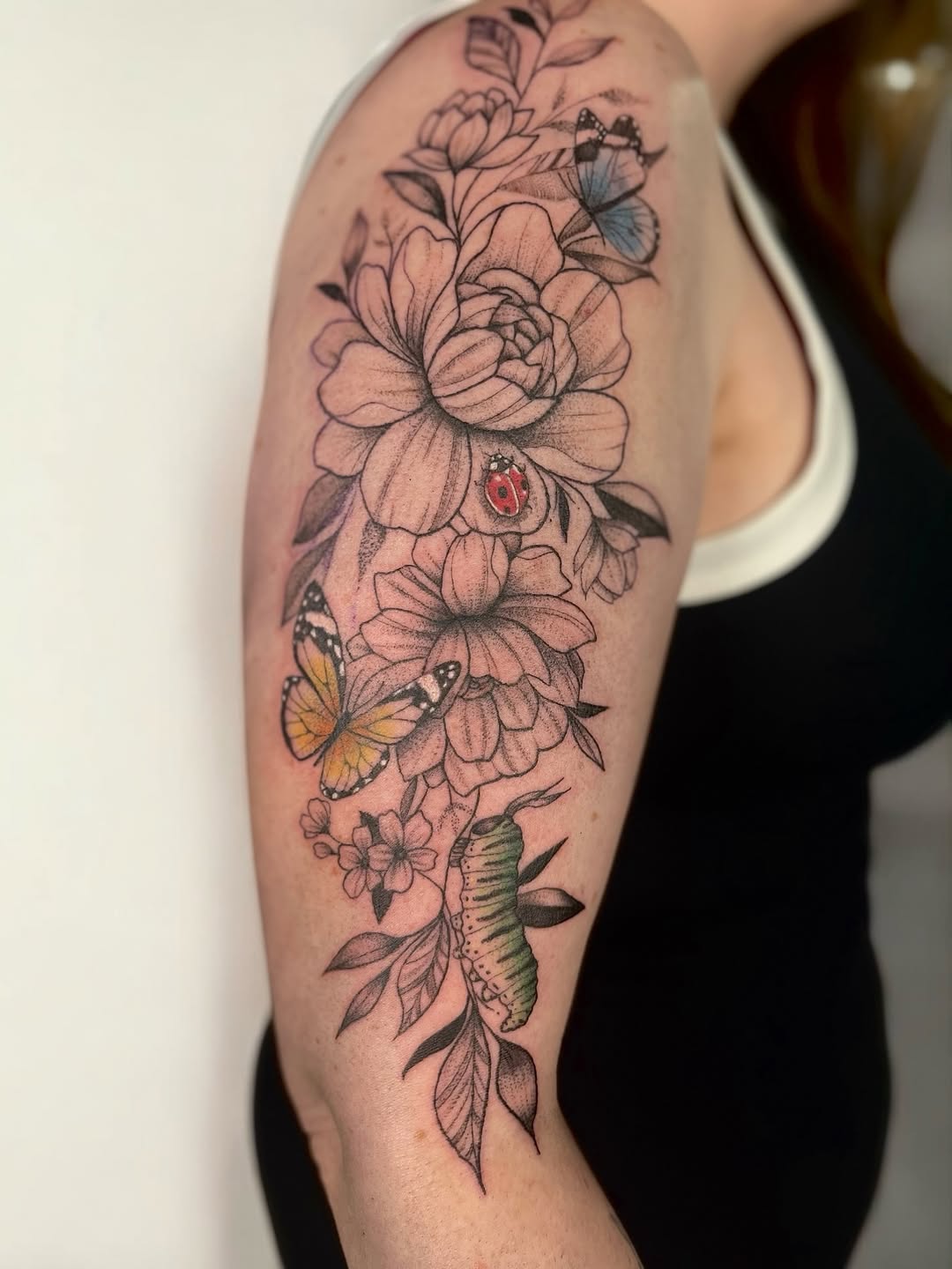 28 Flower Sleeve Tattoo Ideas: Fine Line Floral Designs, Butterfly Accents, And Bold Color Sleeves For Women