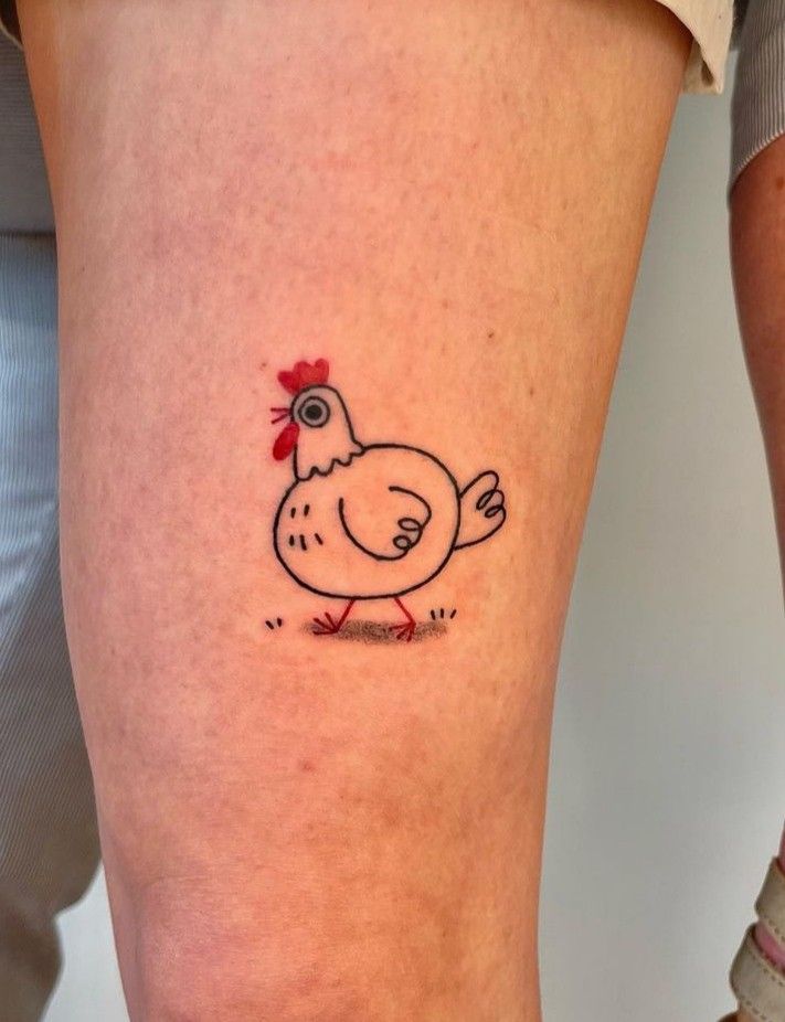 29 Chicken Tattoo Ideas: From Tiny Fine Line Designs to Bold Traditional Statements