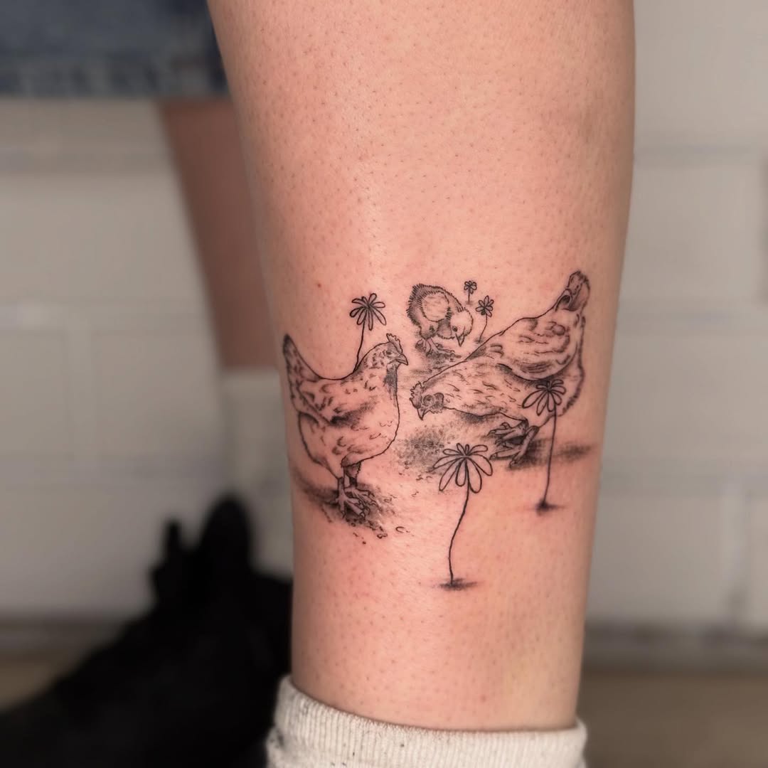 29 Chicken Tattoo Ideas: From Tiny Fine Line Designs to Bold Traditional Statements