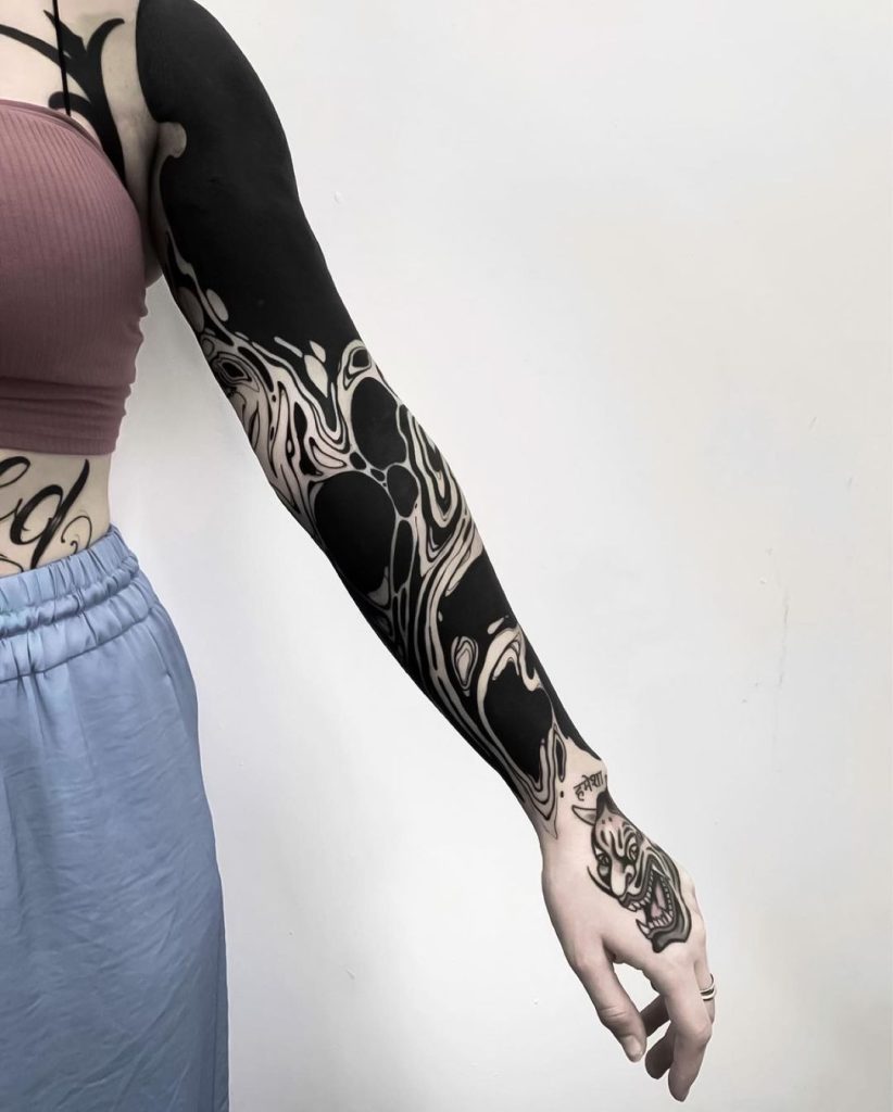 Black Tattoo Ideas for Men and Women: Bold Designs, Cover Up, Full Arm ...