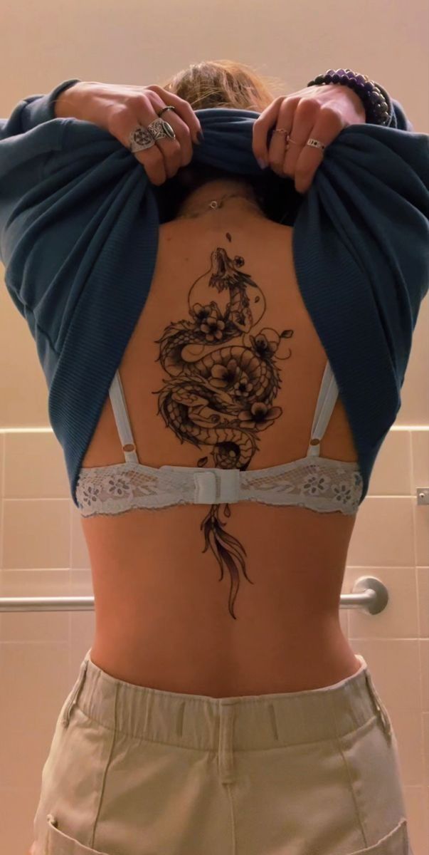 31 Dragon Back Tattoo Ideas: Powerful, Timeless, and Visually Striking