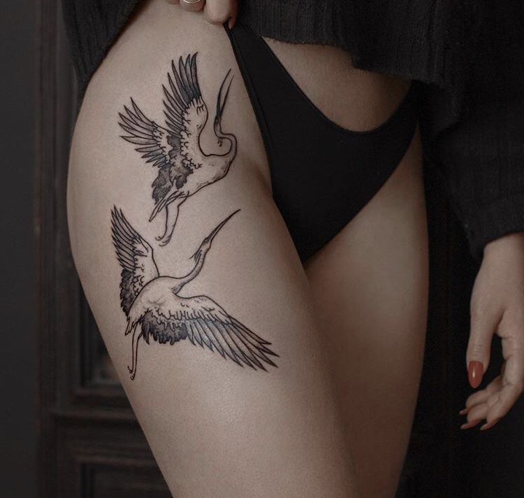29 Crane Tattoo Ideas: Symbolism, Style, and Modern Interpretations