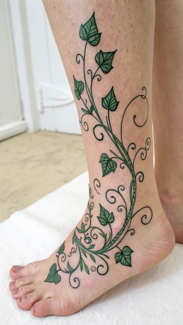 28 Ivy Tattoo Ideas: Elegant Vines, Timeless Meaning, and Modern Style