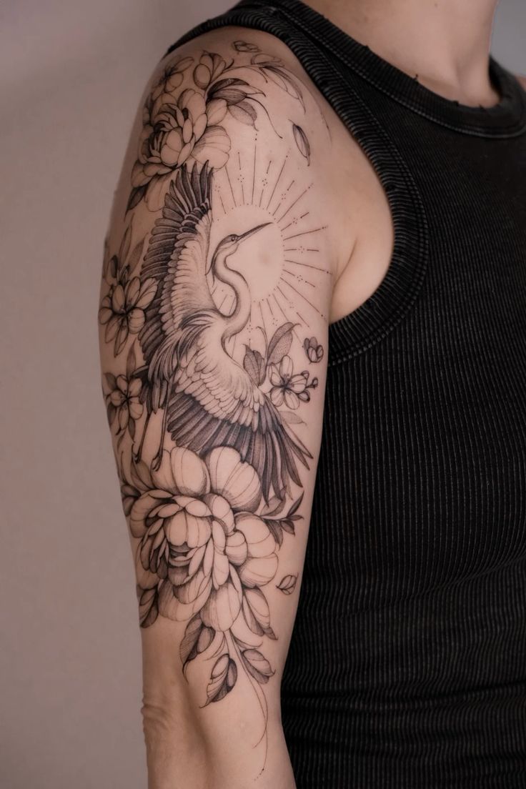 29 Crane Tattoo Ideas: Symbolism, Style, and Modern Interpretations
