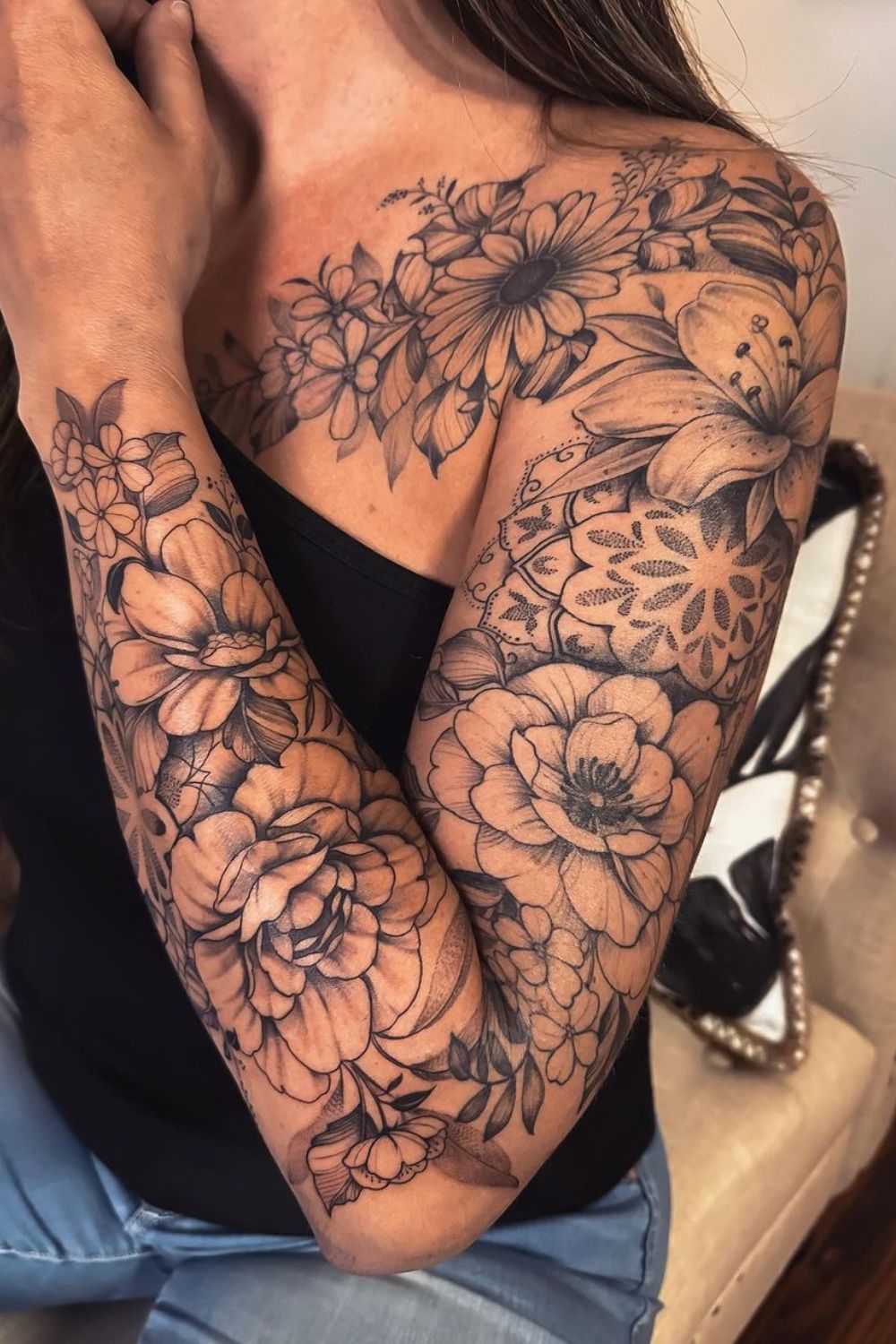 28 Flower Sleeve Tattoo Ideas: Fine Line Floral Designs, Butterfly Accents, And Bold Color Sleeves For Women