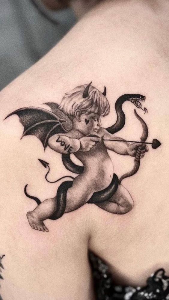 28 Cupid Tattoo Ideas: Timeless Romance, Modern Ink