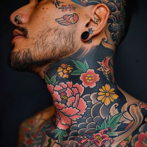 27 Throat Tattoo Ideas: Bold Statements, Floral Elegance, and Dark Ornamental Power
