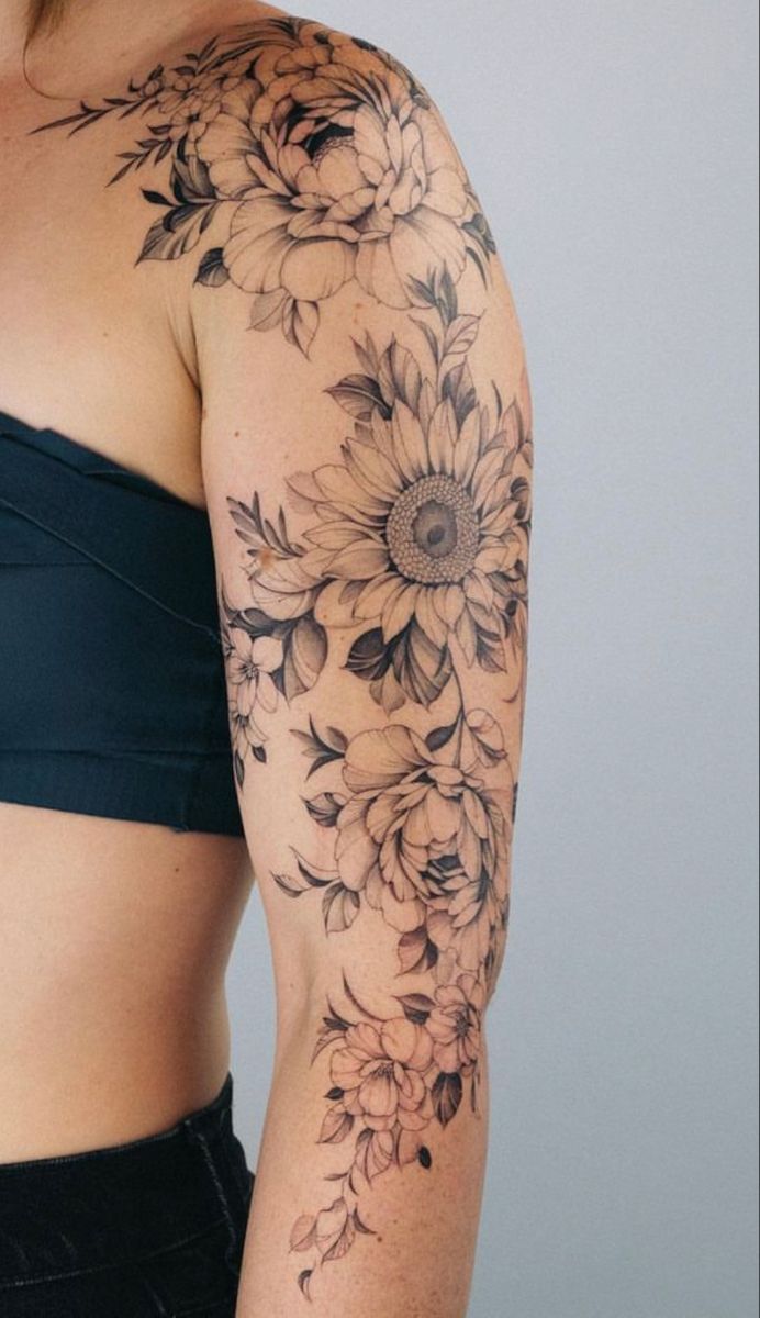28 Flower Sleeve Tattoo Ideas: Fine Line Floral Designs, Butterfly Accents, And Bold Color Sleeves For Women