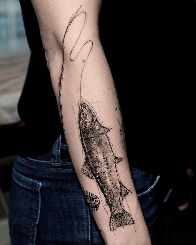 29 Fishing Tattoo Ideas: From Fine Line Minimalism to Bold Traditional Sleeves