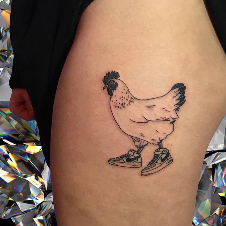 29 Chicken Tattoo Ideas: From Tiny Fine Line Designs to Bold Traditional Statements