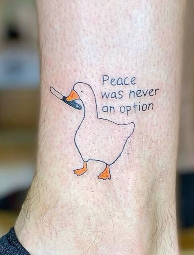 32 Goose Tattoo Ideas 2026: Playful Ink with Personality