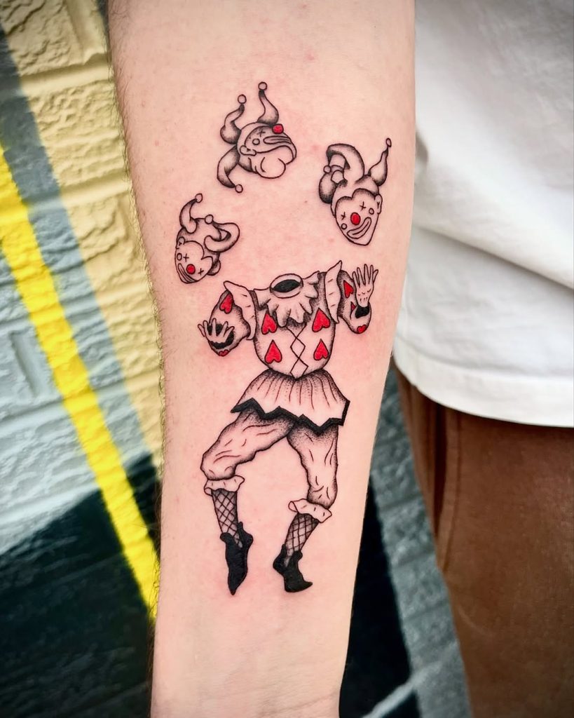 Jester Rippedtattoo Jester Tattoo Ideas β Dark Joker, Medieval Clown, Gothic & Traditional ...