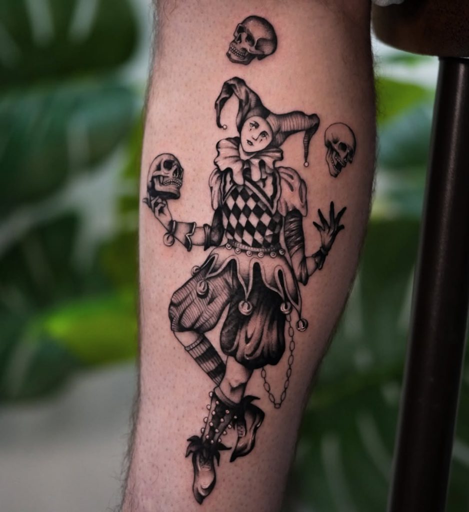 Jester Rippedtattoo Jester Tattoo Ideas β Dark Joker, Medieval Clown, Gothic & Traditional ...