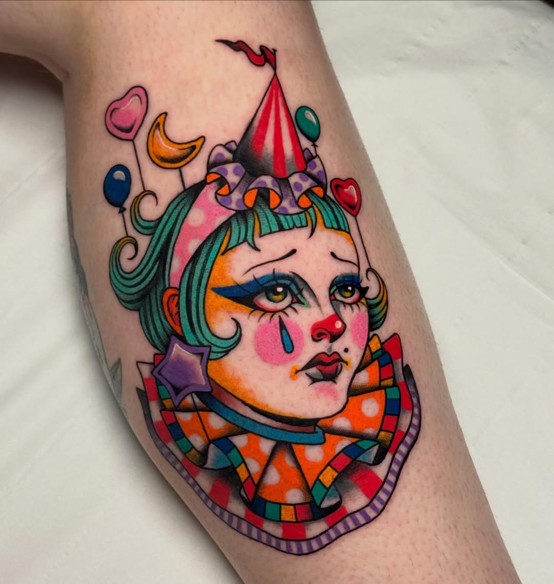 28 Clown Tattoo Ideas 2026: Vintage, Cute, And Traditional Designs That Never Go Out Of Style