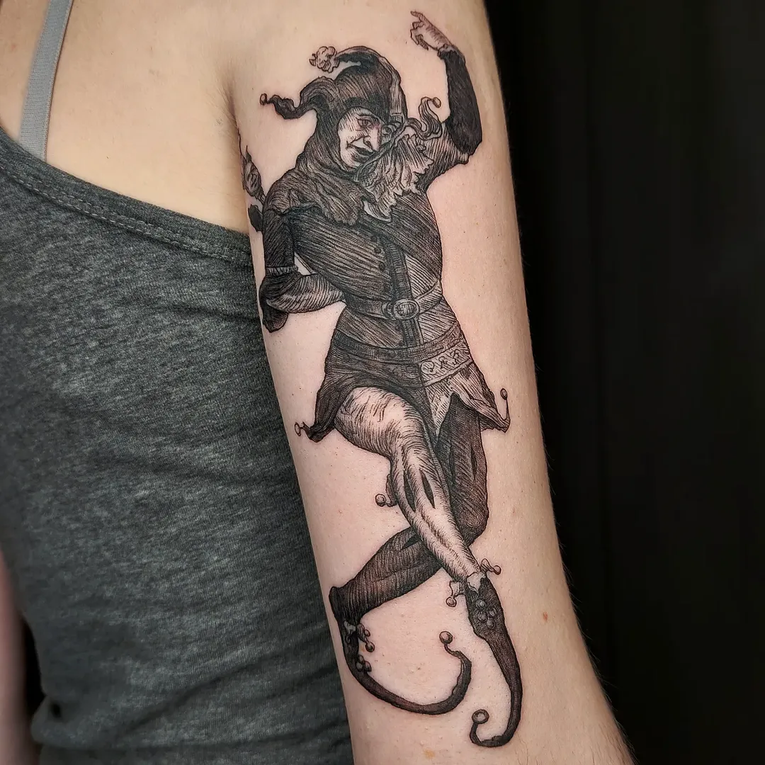 31 Jester Tattoo Ideas: Dark, Traditional, And Gothic Joker Designs With Meaning