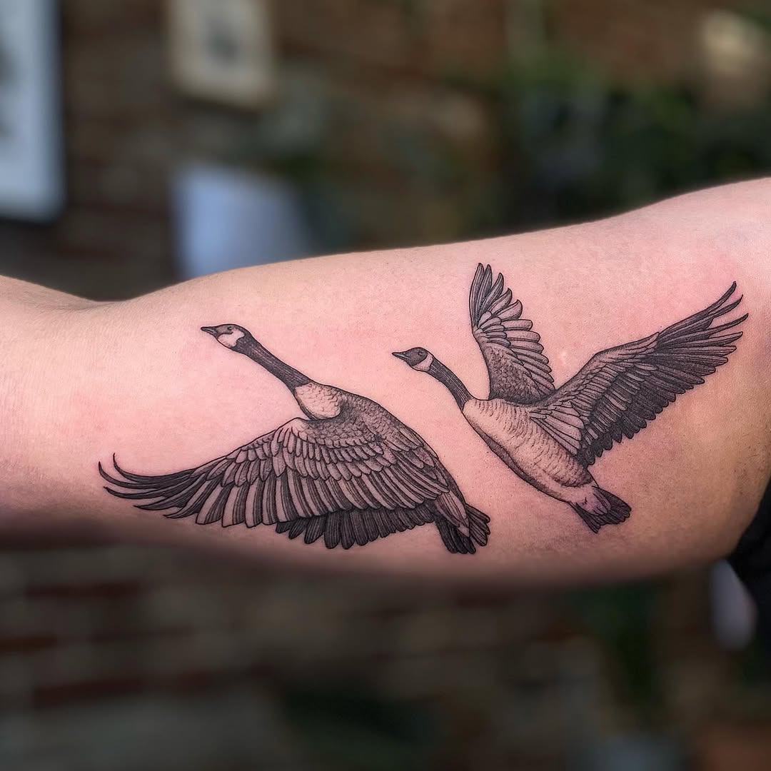 32 Goose Tattoo Ideas 2026: Playful Ink with Personality