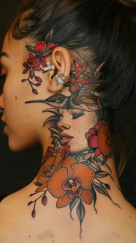 30 Neck Tattoo Women: Stylish, Subtle and Bold Ideas for Modern Ink