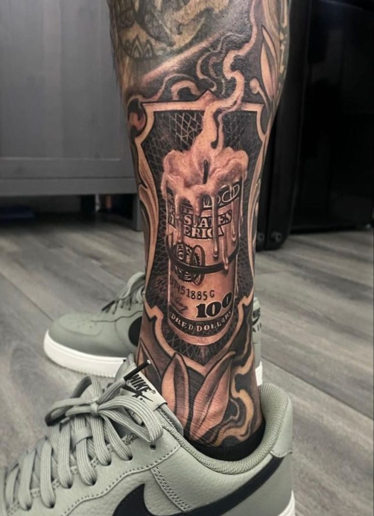 Money Ink Money Tattoo Ideas For Men And Women: Sleeve Designs, Dollar Roll ...