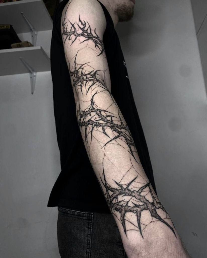 Thorn Tattoo Ideas Crown Of Thorns Vine Sleeve Arm Hand And Chest thorn-tattoo-ideas-crown-of-thorns-vine-sleeve-arm-hand-and-chest