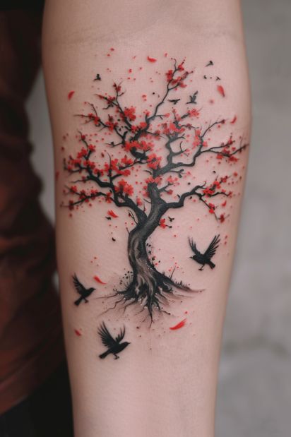 27 Cherry Blossom Tattoo Ideas 2026: Timeless Japanese Elegance Reimagined