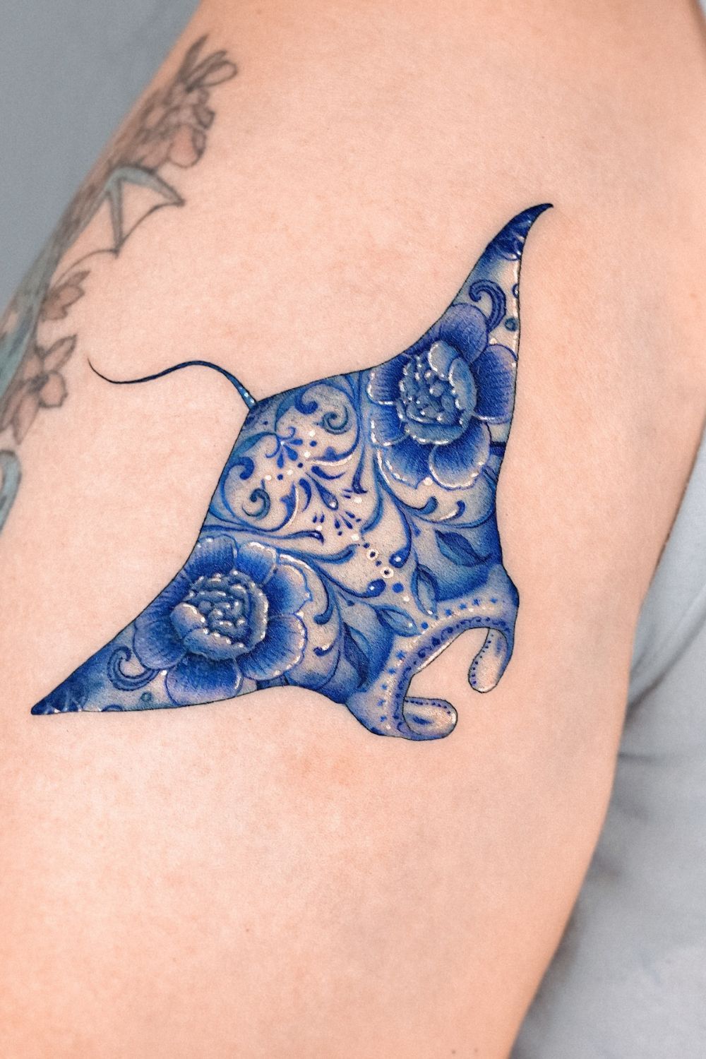 29 Blue Tattoo Ideas 2026: From Delft-Inspired Ink to Modern Aesthetic Statements