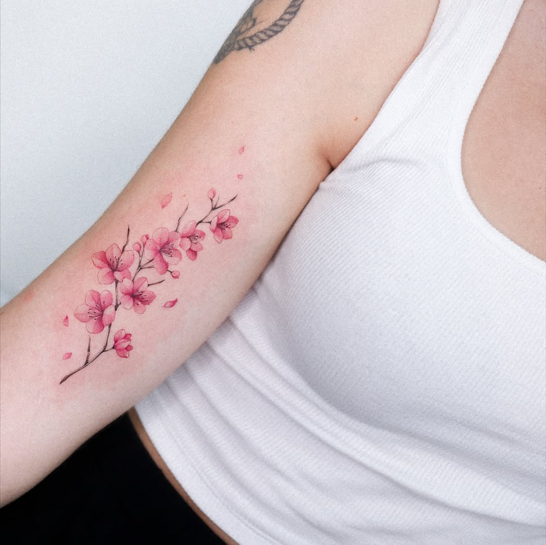 27 Cherry Blossom Tattoo Ideas 2026: Timeless Japanese Elegance Reimagined