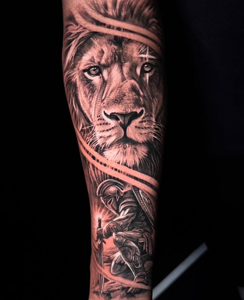Lion Tattoo Ideas 2026: Minimal, Geometric, Sleeve Designs for Men and ...
