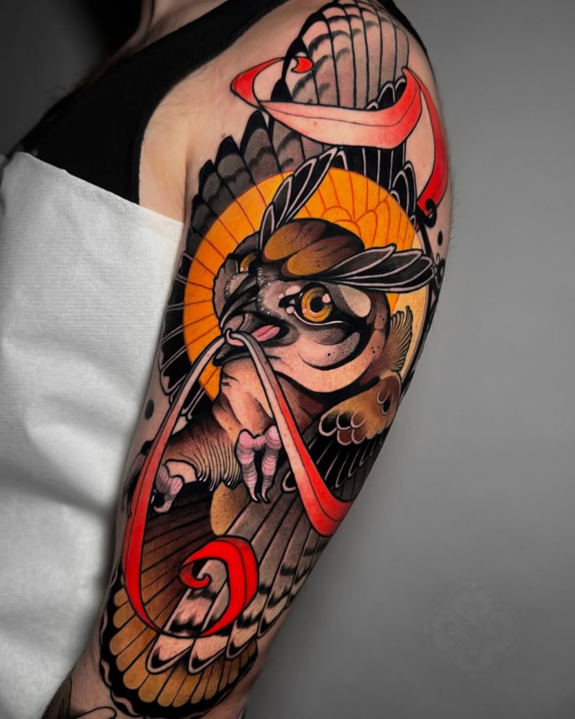Neo Traditional Tattoo Ideas 2026: Animal, Japanese, Black Grey & Art ...