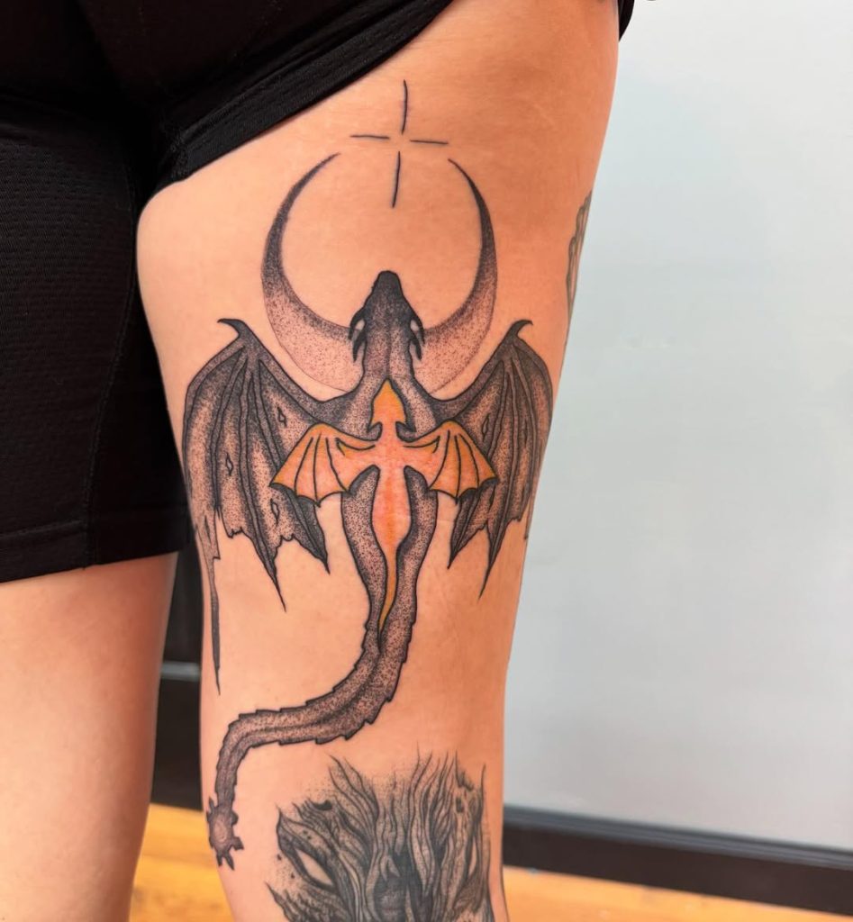 4th Ink Design Fourth Wing Tattoo Ideas 2026: Dragon Designs, Minimalist Ink, Tairn ...