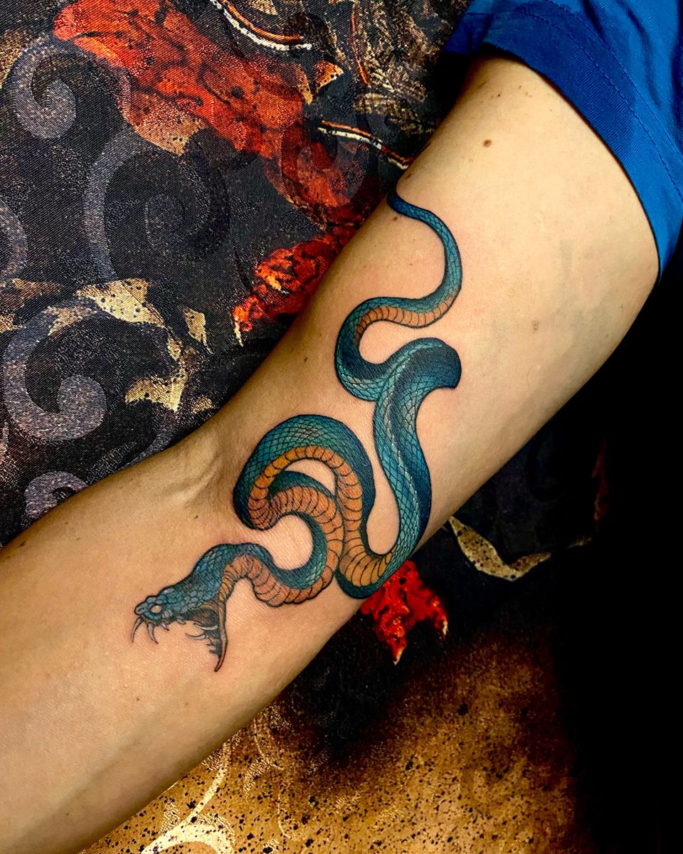 31 Snake Tattoo Ideas 2026: Meaningful Designs for Men and Women on Arm, Back, Spine, and Leg