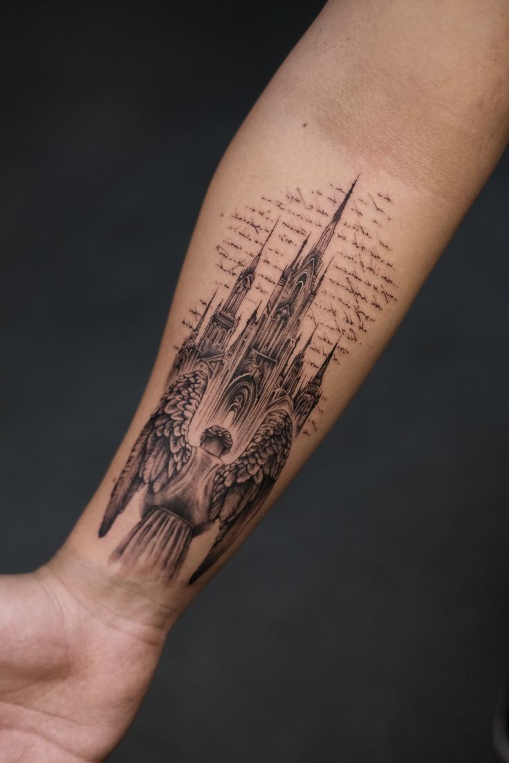 28 Cathedral Tattoo Ideas 2026: Where Gothic Architecture Meets Modern Ink