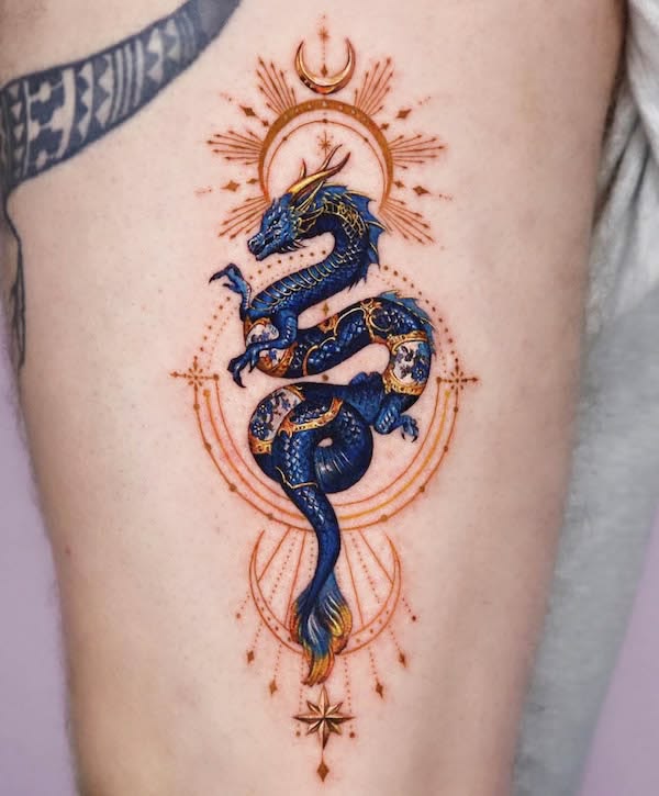 29 Blue Tattoo Ideas 2026: From Delft-Inspired Ink to Modern Aesthetic Statements