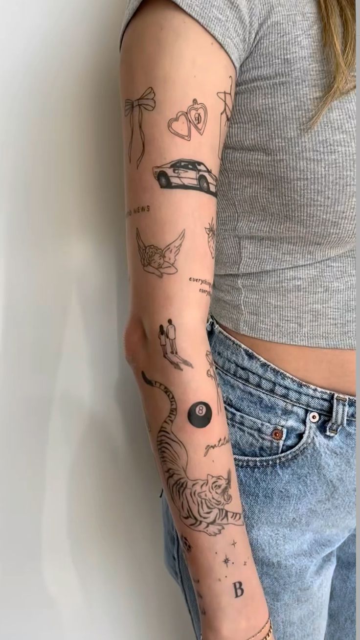 30 Sticker Sleeve Tattoo Ideas 2026: The Art of Curated Chaos