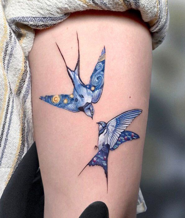 29 Blue Tattoo Ideas 2026: From Delft-Inspired Ink to Modern Aesthetic Statements