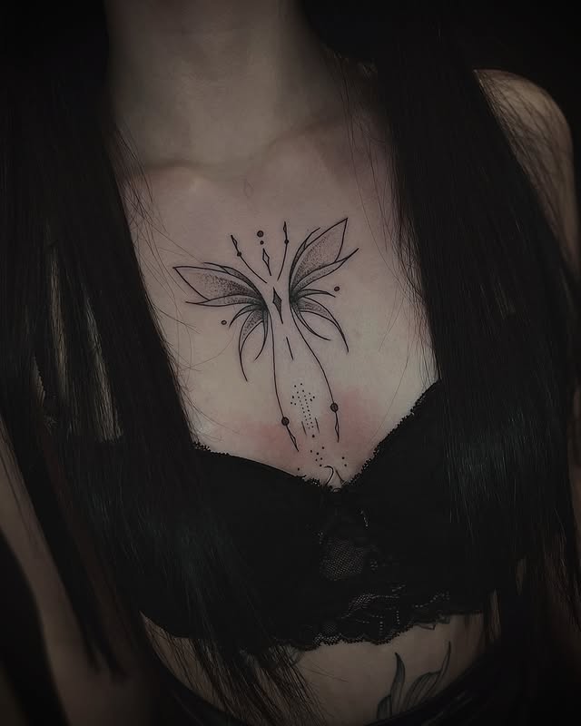 29 Sternum Tattoo Ideas 2026: The Rise of Bold, Feminine Expression