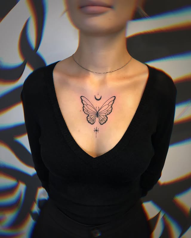 29 Sternum Tattoo Ideas 2026: The Rise of Bold, Feminine Expression