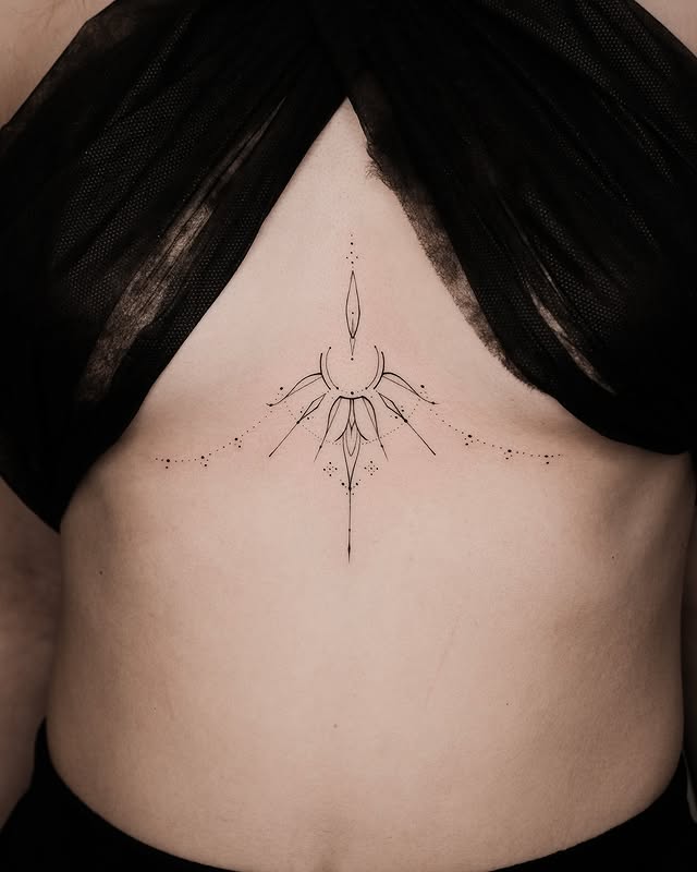 29 Sternum Tattoo Ideas 2026: The Rise of Bold, Feminine Expression