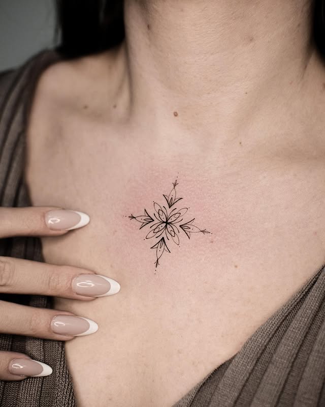 29 Sternum Tattoo Ideas 2026: The Rise of Bold, Feminine Expression