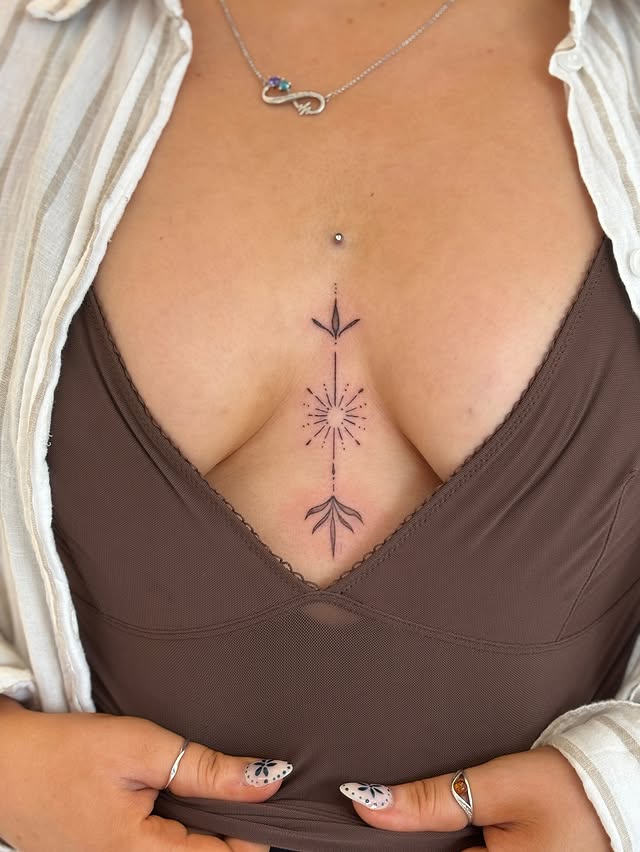 29 Sternum Tattoo Ideas 2026: The Rise of Bold, Feminine Expression