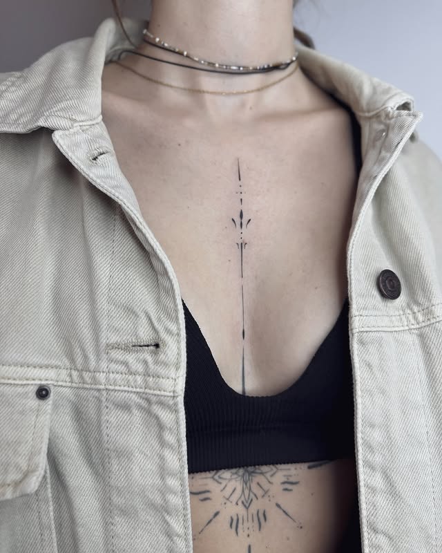 29 Sternum Tattoo Ideas 2026: The Rise of Bold, Feminine Expression