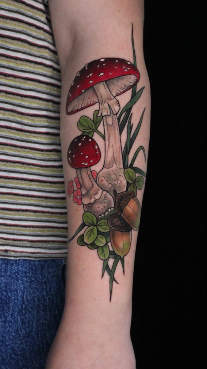29 Magical Mushroom Tattoo Ideas 2026 That Feel Whimsical, Bold, and Nature Inspired