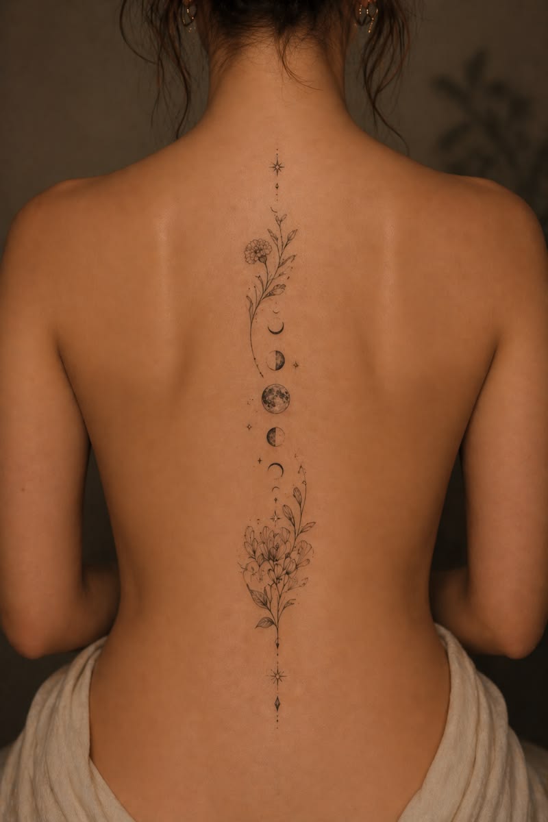 28 Spine Tattoo Ideas 2026: Elegant, Meaningful & Fine Line Designs Taking Over This Year